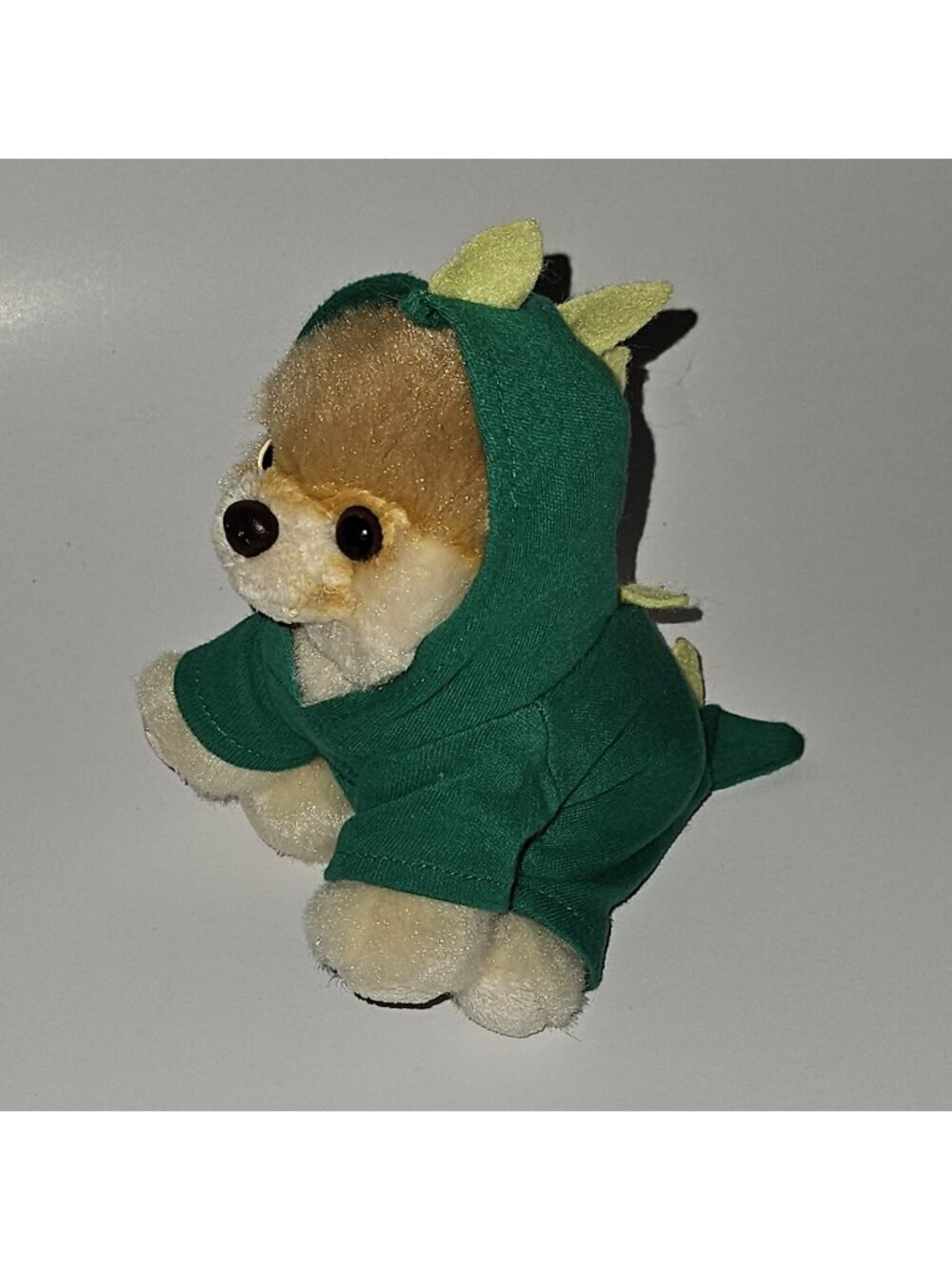 Gund Tan Puppy Dog Plush Small 5" Itty Bitty Boo Rex Green Dinosaur 4048569